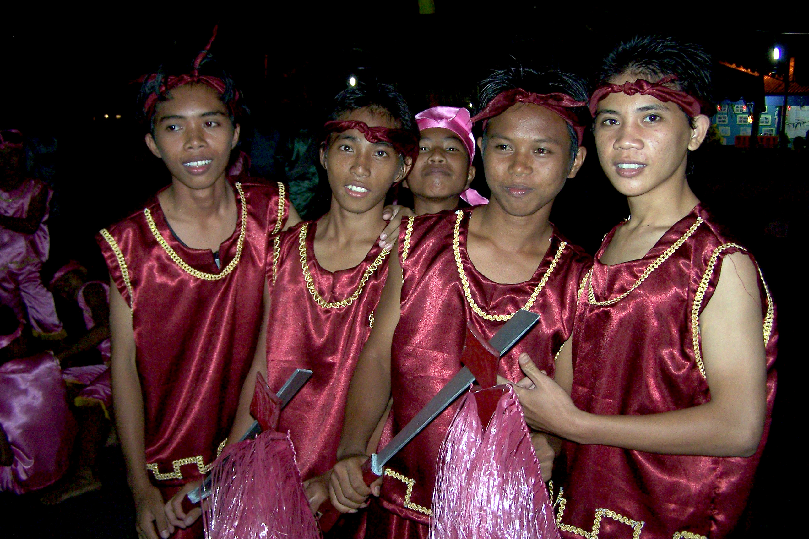 Group of Boy Performers at Tulude in Tahuna, 2006